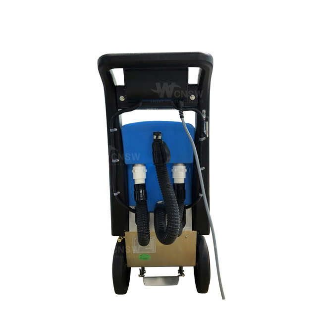 Tile floor scrubbing machine push carpet machine