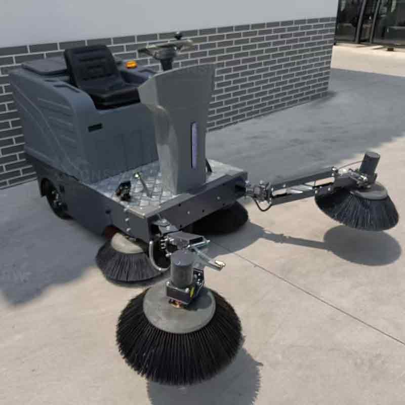 OR-C1250 Automatic Parking Lot Dry And Wet Cleaning Machine Floor Sweeper