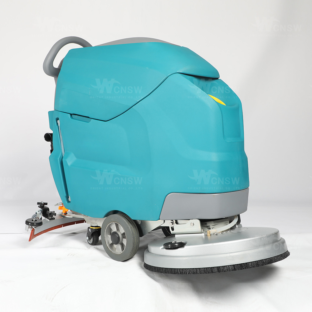 Battery use hand push cheap cost Floor Scrubber