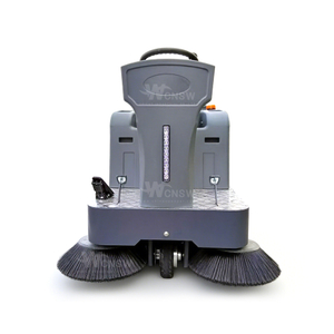 Compact Double Brushes Driveway Vacuum Sweeper