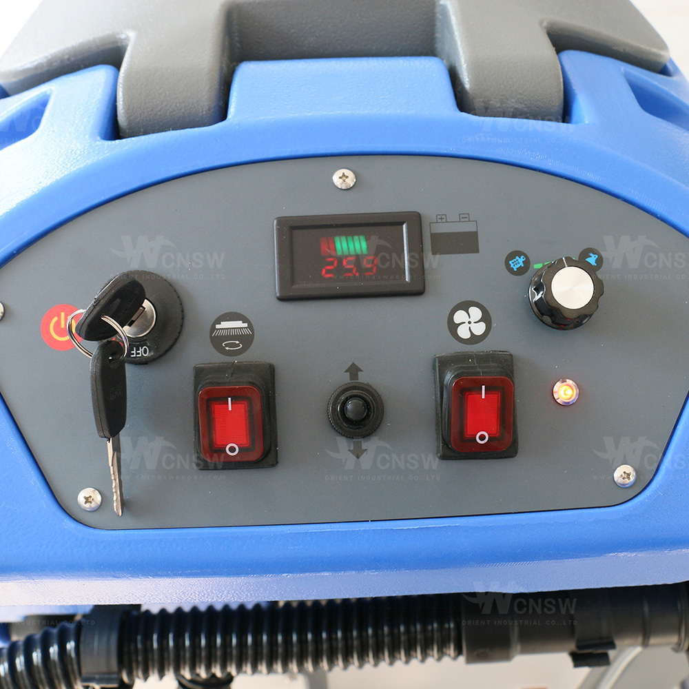 OR-V60 Double Brush Walk Behind Self-Propelled Scrubber for Shops Floor Cleaner Machine