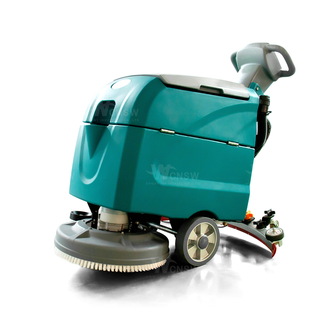 Hand-Push Foldable Mini Single-brush Floor Scrubber Machine Good Cost