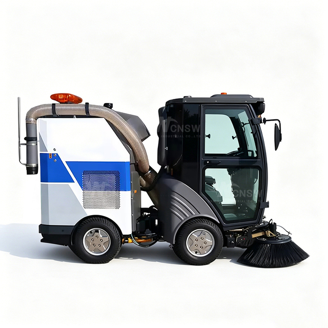 240L Rubbish Bin Diesel Engine Road Sweeper Truck
