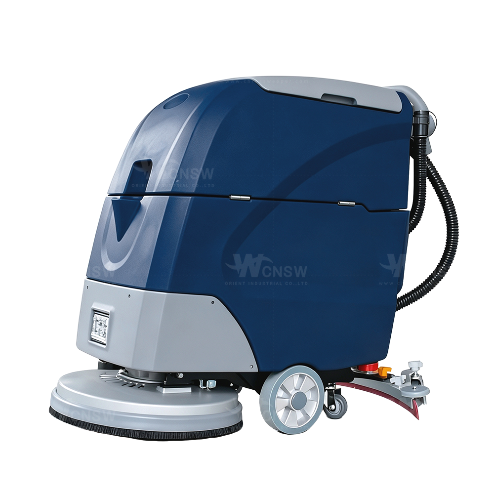 Full Auto Push-type Single Brush Wood Floor Scrubber